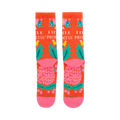 Back view of the 'A Little Princess' socks, showcasing the design details on the heel and toe.