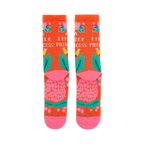 Back view of the 'A Little Princess' socks, showcasing the design details on the heel and toe.