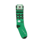 Product shot of 'I'd Tap That' golf socks on its packaging.