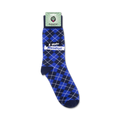 Lifestyle shot of 'I Hate Mondays' socks on a person's foot. Shows the socks in context.