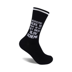black and white crew socks with 