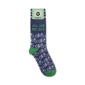 Close-up of 'All Ass No Gas' socks on a Funatic branded card.