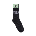 Pair of Groom's Crew socks shown on a white background with the Funatic brand tag.