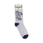 Full product shot of the 'Drunk Sheep' socks on a white background. Shows the packaging.