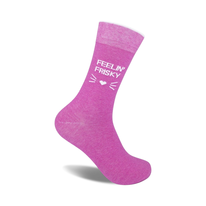 pink crew socks with 