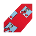 Close-up detail shot of the Spongebob Confused Mr. Krabs sock design.