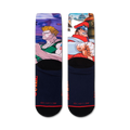 Close-up view of the Street Fighter socks, highlighting the detail of the character artwork.
