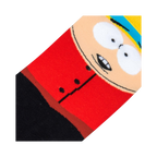 Detailed close-up shot of Stan's face on one of the socks.