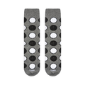Flat lay of a pair of Oreo Cookies Heather socks showcasing the full design.