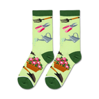 Close-up studio shot of a pair of Gardening socks showcasing the design details.