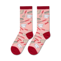 Lifestyle shot of two pairs of Chef socks, laid casually on a surface.