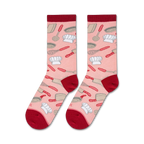 Lifestyle shot of two pairs of Chef socks, laid casually on a surface.
