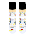 Back of the Elvis Presley socks showcasing the full jumpsuit design and copyright information.