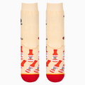 Lifestyle shot showcasing the Tapatio socks on a person's feet, highlighting how the socks look when worn.