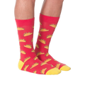 Another lifestyle shot of the socks from a slightly different angle.