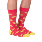 Another lifestyle shot of the socks from a slightly different angle.