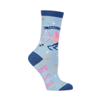Close-up of a single Sagittarius sock highlighting the design.