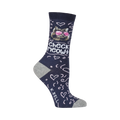 Close-up shot of a single sock, showcasing the detail of the design.