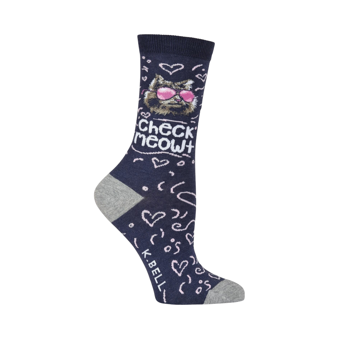 Close-up shot of a single sock, showcasing the detail of the design.