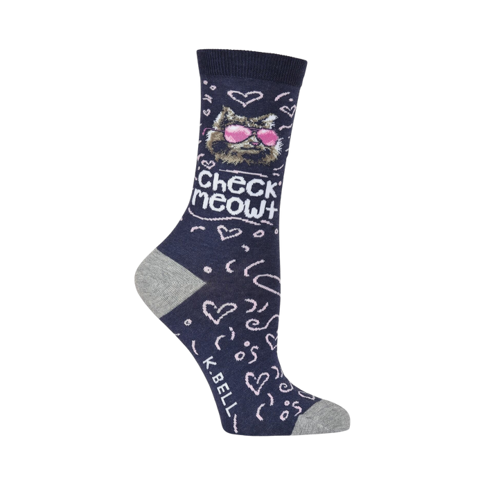 Close-up shot of a single sock, showcasing the detail of the design.