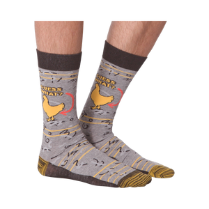 Flatlay image showing both socks together, highlighting the overall design and color scheme.