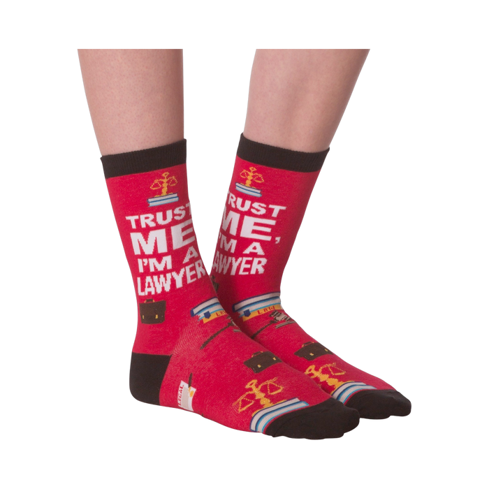 Another lifestyle shot showing the socks on a person's legs from a slightly different angle.