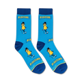Flatlay showcasing two Planters Mr. Peanut socks on a white background.