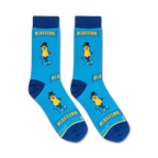 Flatlay showcasing two Planters Mr. Peanut socks on a white background.