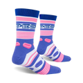 Lifestyle shot of Pez socks on a model's feet, highlighting the fit and design.