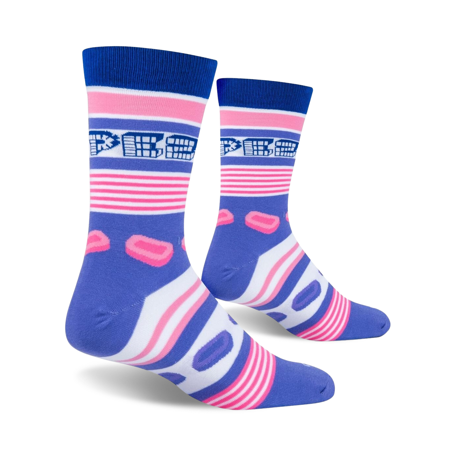 Lifestyle shot of Pez socks on a model's feet, highlighting the fit and design.