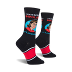 Flat lay showcasing both socks together, highlighting their design.