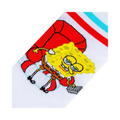 Detailed close-up of Spongebob's face on the socks; shows the high-quality print.