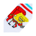 Detailed close-up of Spongebob's face on the socks; shows the high-quality print.