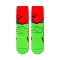 Another view of the TMNT Raphael socks, showing the full design on the socks.