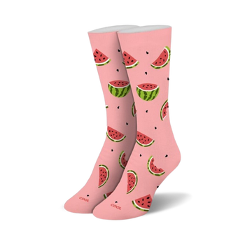 melons watermelons themed womens pink novelty crew 0