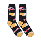 Alternative view of Twinkies socks showcasing the design from a slightly different angle.