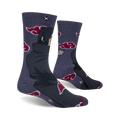 Lifestyle shot of Itachi socks on a model's feet, showcasing the fit and design from a different angle.