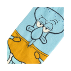 Close-up of the Squidward portion of the sock, showcasing the detailed print.