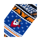 Close-up detail shot showcasing Tony the Tiger graphic on the Frosted Flakes socks.