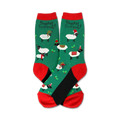 Close-up of 'Bah' socks showing the design details.