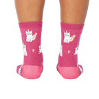 Back view of the 'Look At Me Meow' socks, showcasing the full design.