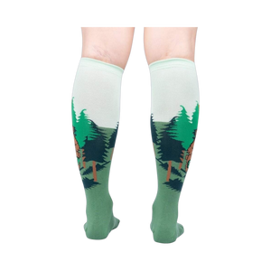 Back view of 'That's Shady' socks, highlighting the full design on each sock.