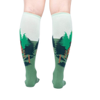 Back view of 'That's Shady' socks, highlighting the full design on each sock.