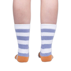 Rear view of Hey Corgeous Slipper Socks showing the grippers on the heel and toes.