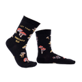 Lifestyle shot showing the socks on a person's feet, showcasing the fit and style.