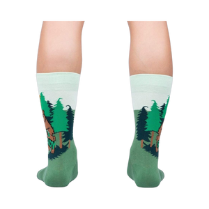 Rear view of the 'That's Shady' socks, clearly showing the design details on the back of the socks.