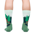 Rear view of the 'That's Shady' socks, clearly showing the design details on the back of the socks.