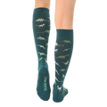 Close-up shot of the back of the socks, showing the 'Living Royal' logo. [lf]