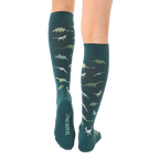Close-up shot of the back of the socks, showing the 'Living Royal' logo. [lf]