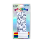 Product packaging showing the socks and markers.  Living Royal brand. [lf]